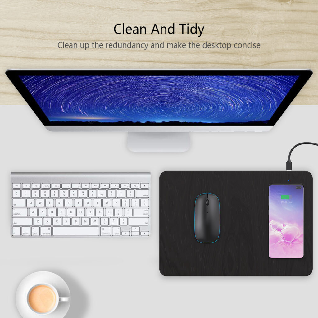 Mouse pad with Wireless charger 5