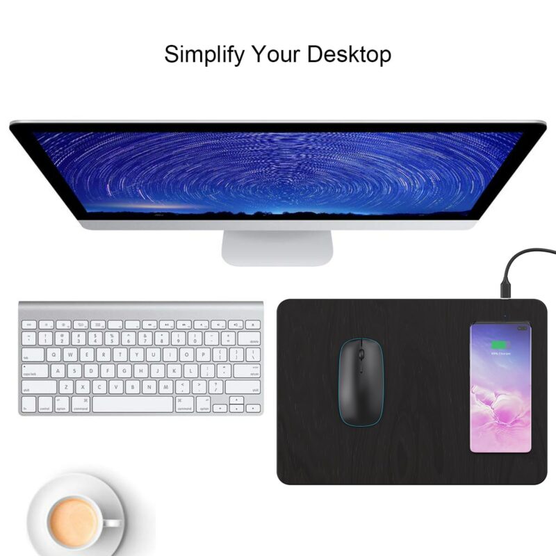 Mouse pad with Wireless charger 9 4