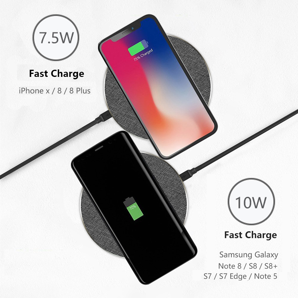 WT 300 fabric wireless charger details 10