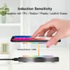 WT 300 fabric wireless charger details 2 3