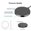 WT 300 fabric wireless charger details 4 3