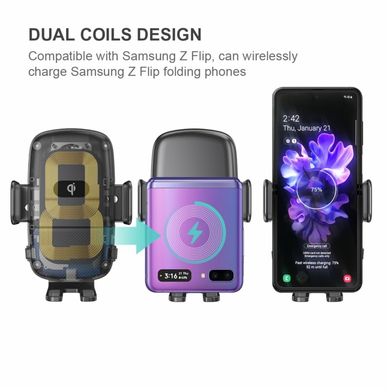 WT C30F Samsung Z Flip car charger main 1 3