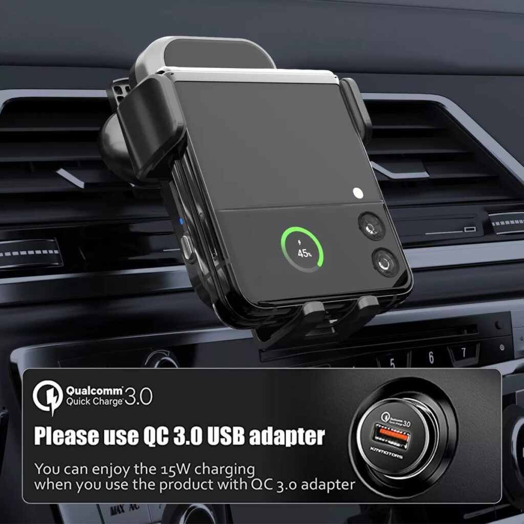 WT C36 Samsung wireless car charger details 10