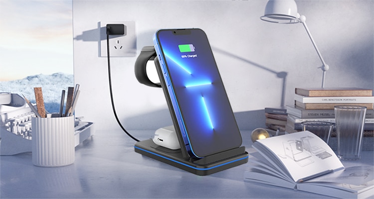 Foldable Wireless charger Stand