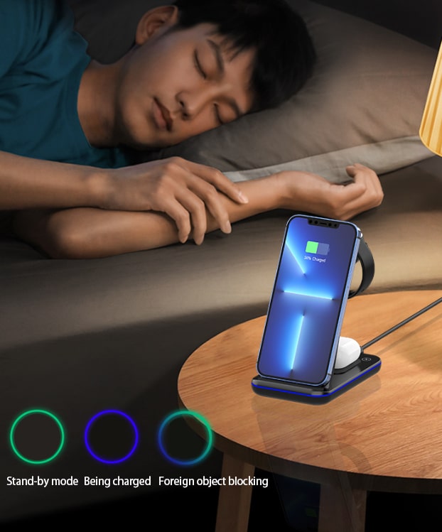 wireless charger overnight