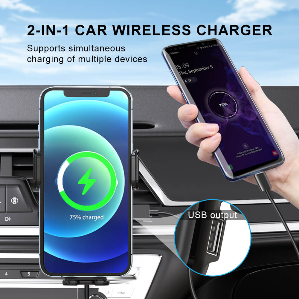 C38 fast wireless car charger