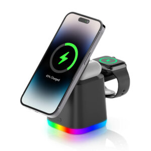 wireless charger with alarm clock