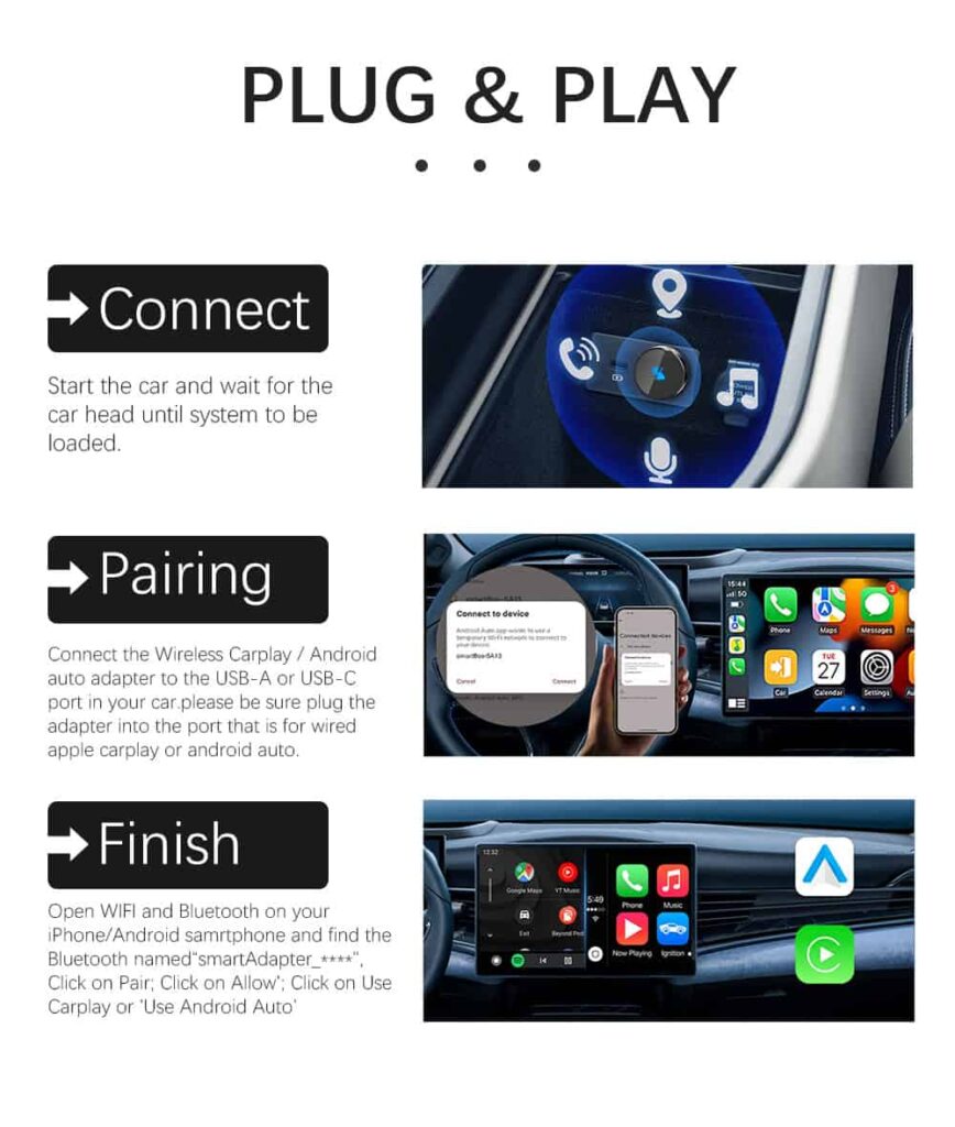 android auto wireless carplay