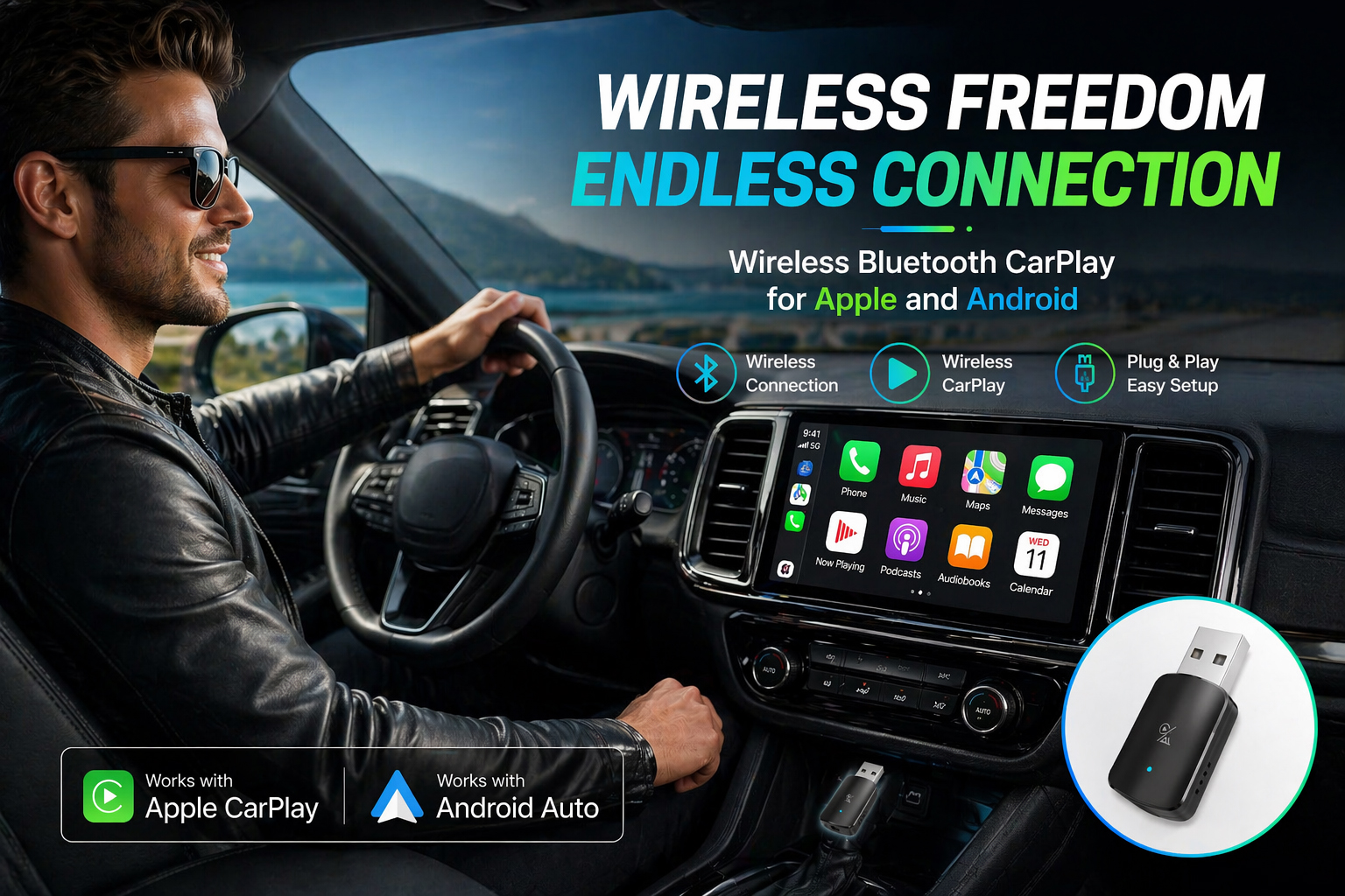 CA-23 wireless carplay adapter