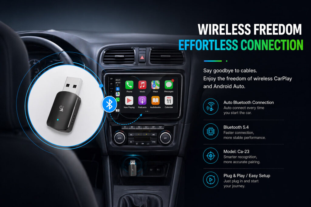 CA-23 wireless carplay aapter