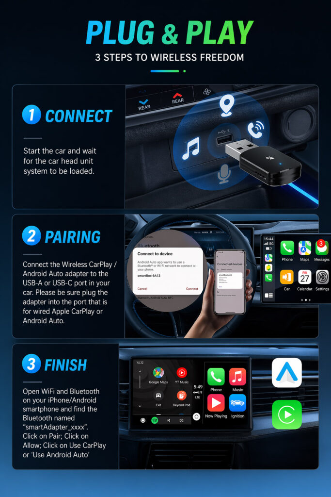 CA-23 wireless carplay adapter